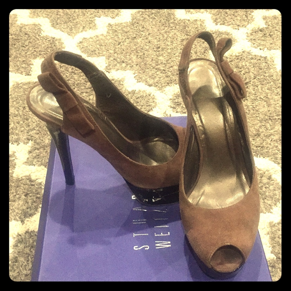 Stuart Weitzman suede heels 6 1/2